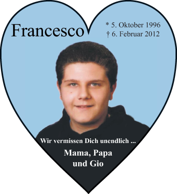 Traueranzeige von Francesco  von trauer.extra-tipp-moenchengladbach.de