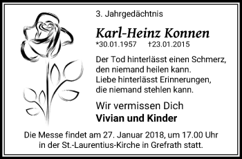 Traueranzeige von Karl-Heinz Konnen von trauer.mein.krefeld.de