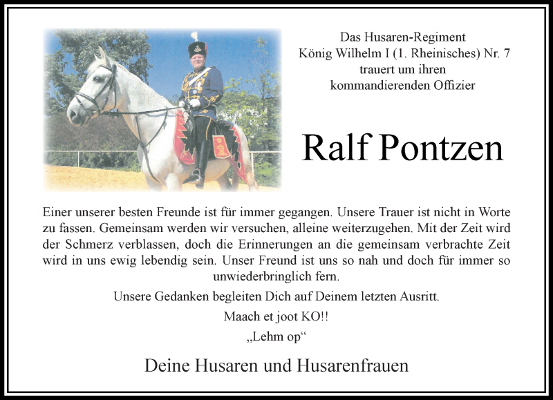  Traueranzeige für Ralf Pontzen vom 05.08.2018 aus trauer.extra-tipp-moenchengladbach.de