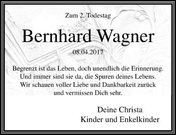 Traueranzeige von Bernhard Wagner von trauer.mein.krefeld.de