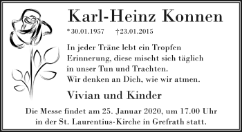 Traueranzeige von Karl-Heinz Konnen von trauer.mein.krefeld.de