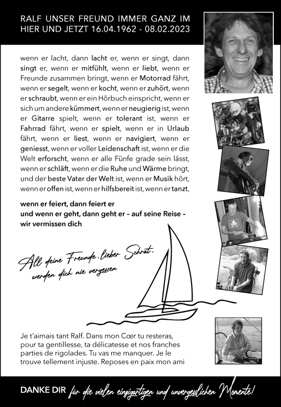 Traueranzeige von Ralf Jansen von trauer.extra-tipp-moenchengladbach.de